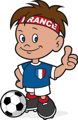 Obraz premium France Soccer player