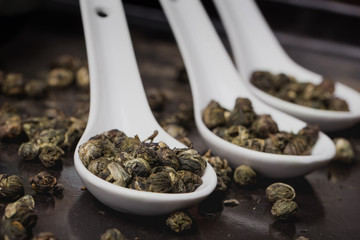 Green tea pearls