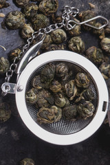 Green tea pearls