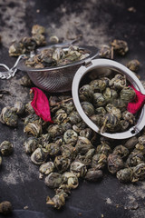 Green tea pearls