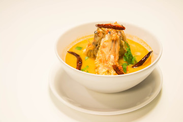 Tom Yum Goong - Thai hot and spicy soup with shrimp
