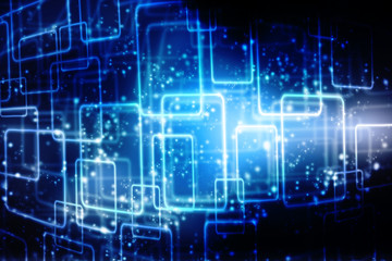 Background conceptual image of digital 3d icons