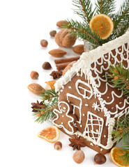 Christmas gingerbread house