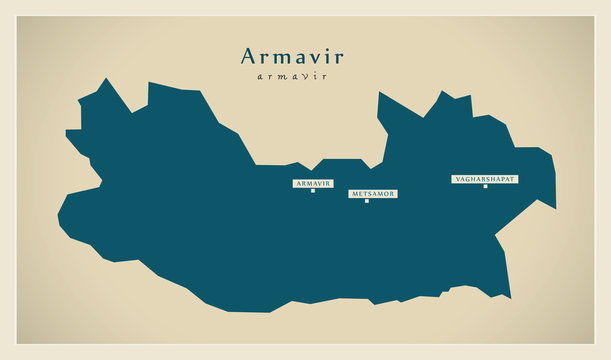 Modern Map - Armavir AM