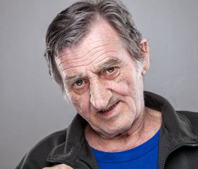 Portrait of an elderly man