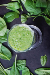 Green Smoothie preparation