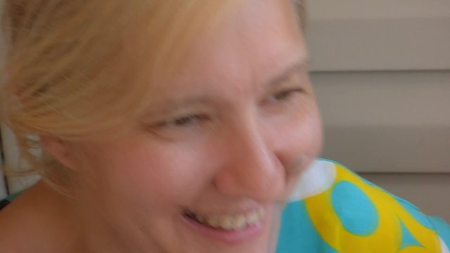 Young woman laughing out loud and contagious