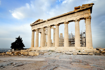 Obraz premium Parthenon on the Acropolis in Athens