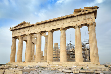 Obraz premium Parthenon on the Acropolis in Athens