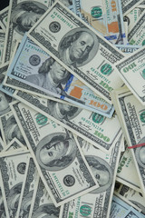background from banknotes of dollars