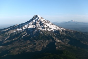 Mt Hood and the Three Sisters
