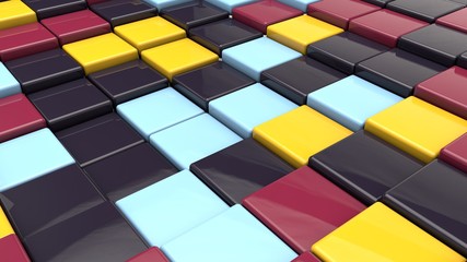 multicolor cubes background