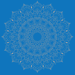 Mandala. Round Ornament Pattern. Vintage decorative elements. Hand drawn background. Islam, Arabic, Indian motifs.