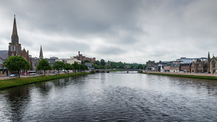 Inverness city view from the river side