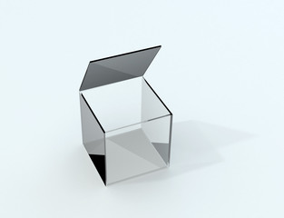 Cover glass cube