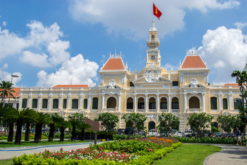 City people's committee in Hochiminh city, Vietnam.