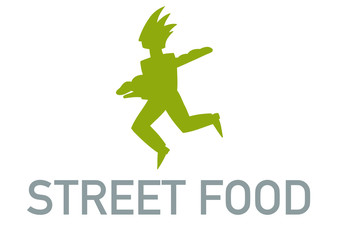 Obraz premium Logo Street Food