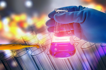 science laboratory test tubes