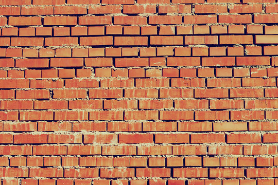 Red brick wall