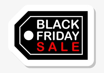 Black Friday sales sticker