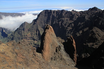 vue du sommet du piton des neiges, la Réunion
