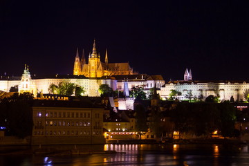 Fototapeta na wymiar Night Prague