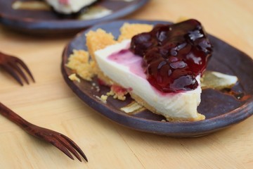 Blue berry cheese cake