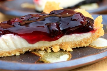 Blue berry cheese cake