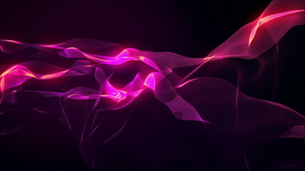 loop full hd abstract lights waves background animation