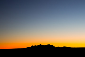 The Olgas at Sunset