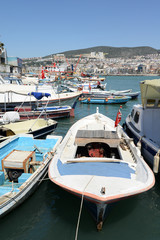 Obraz premium Fischerboote in Kusadasi, Türkei