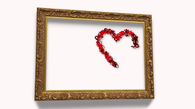 Animazione I love Paris con cornice