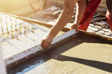 abziehlatte im sonnenschein