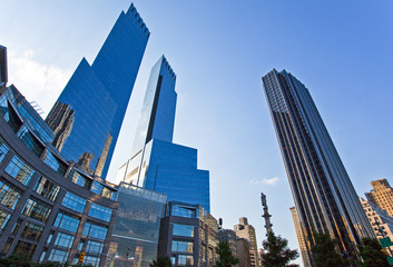 Obraz premium USA, Nowy Jork, Manhattan, budynki Columbus Circus