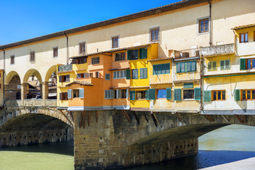 Bridge of Ponte Vecchio in Florence, Italy