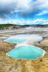 Turquoise pools