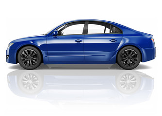 Car Vehicle Transportation 3D Illustration Concept