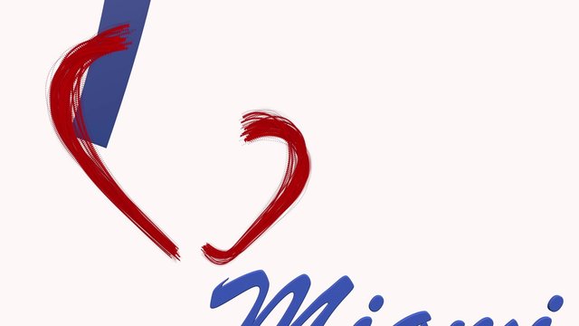 Animazione I love Miami