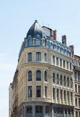 Obraz premium façade de bâtiment, Lyon