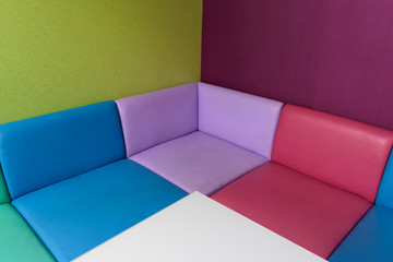 Colorful sofa