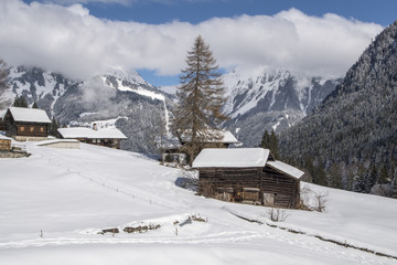 Winterurlaub in den Bergen