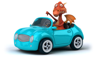 Obraz premium Fun dragon