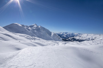  Winterpanorama in den Alpen