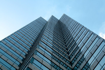 Obraz premium Botton view of palace windows