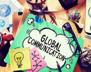 Global Communication Globalization Connection Communicate Concep