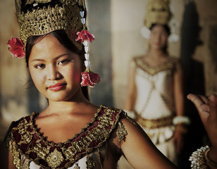 A beautiful young dancer posing for a picture Concept