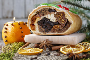 Christmas fig cake