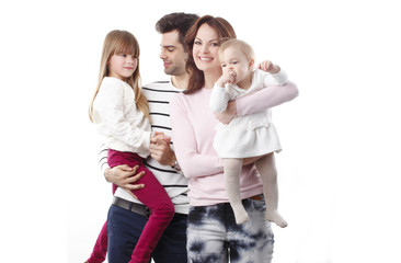 Fototapeta premium Happy family portrait