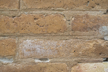 Background texture of old brown brick