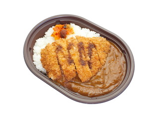 Japanese food curry rice , fried pork curry rice..